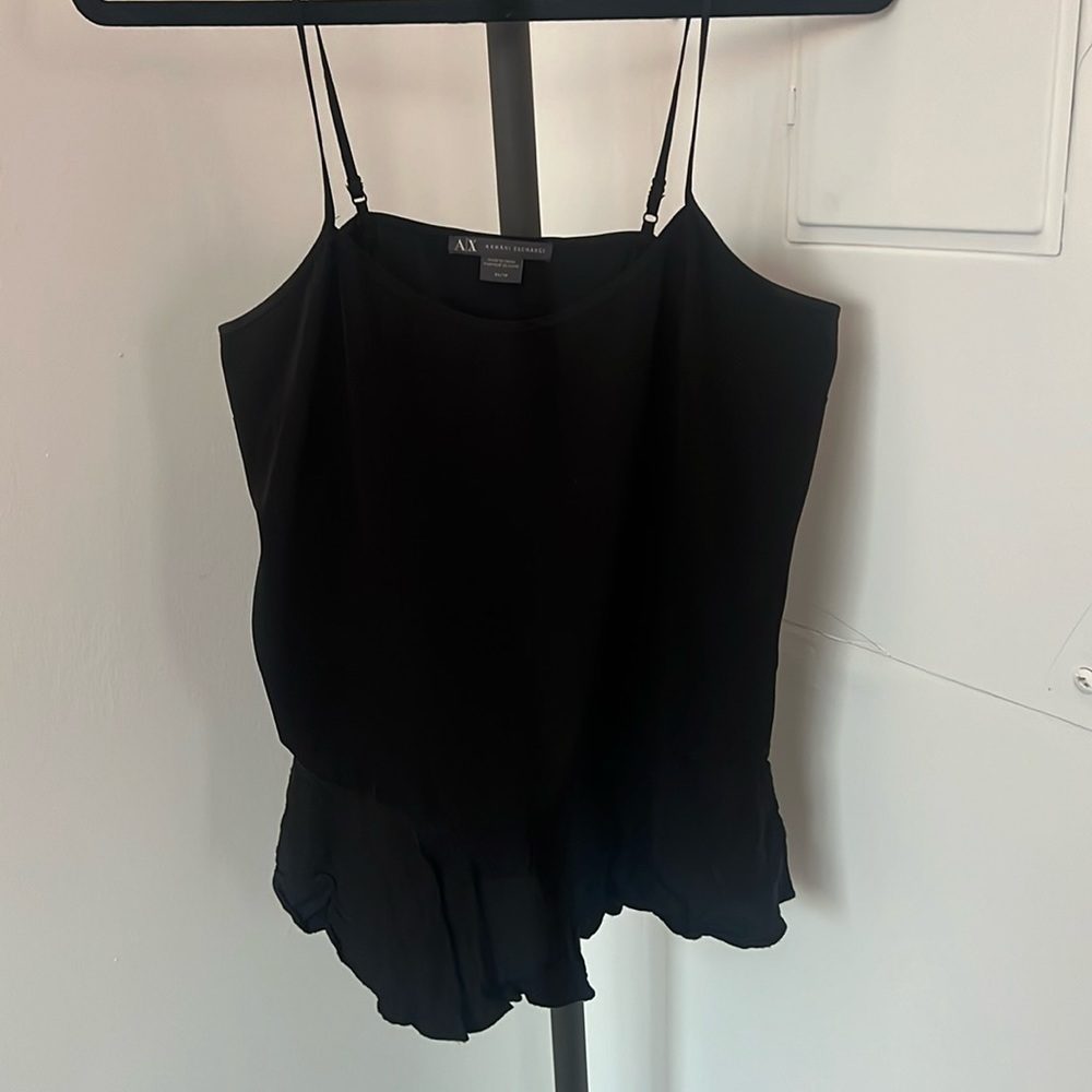 Armani black shirt like new